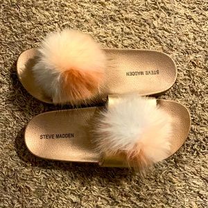 Steve Madden slipper slides